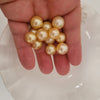 Golden Color South Sea Pearls 12-13 mm Round |  The South Sea Pearl |  The South Sea Pearl