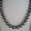 A Tahiti Pearls Necklace of Dark Multicolor 10-11 mm |  The South Sea Pearl |  The South Sea Pearl