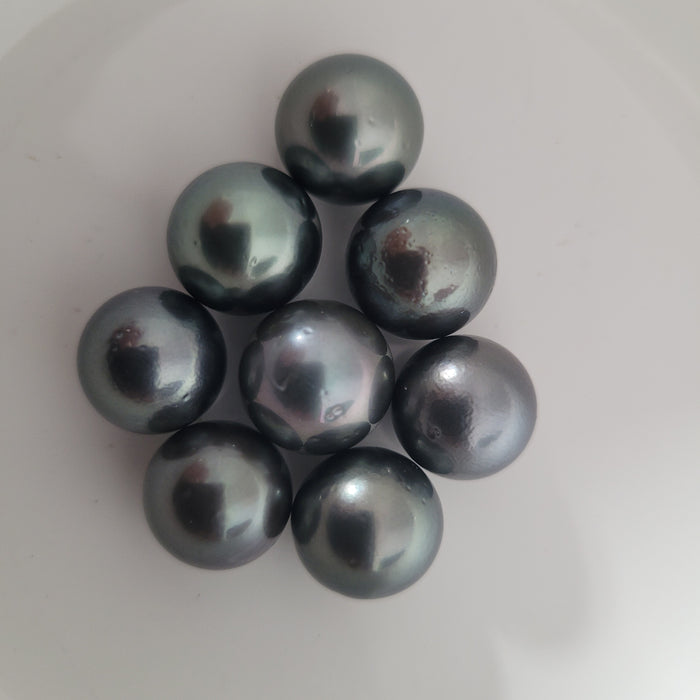 Tahiti Pearls 12-13 mm Round Dark Natural Color |  The South Sea Pearl |  The South Sea Pearl