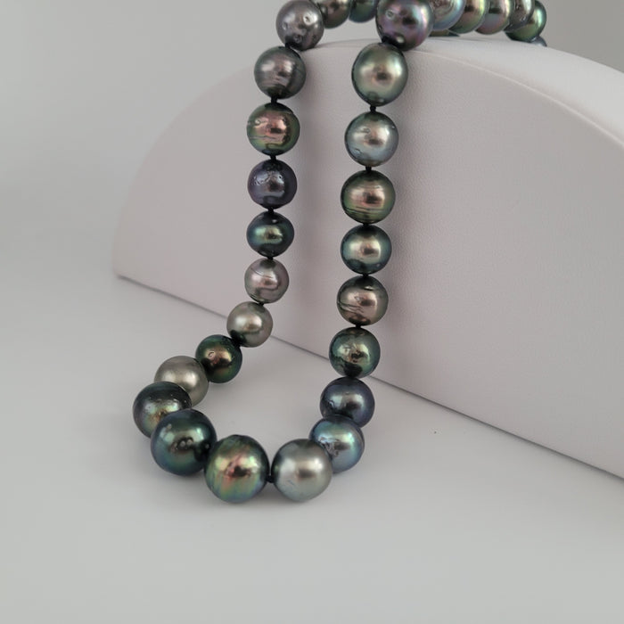 Tahiti Pearls Natural Multicolor 10-11 mm High Luster |  The South Sea Pearl |  The South Sea Pearl