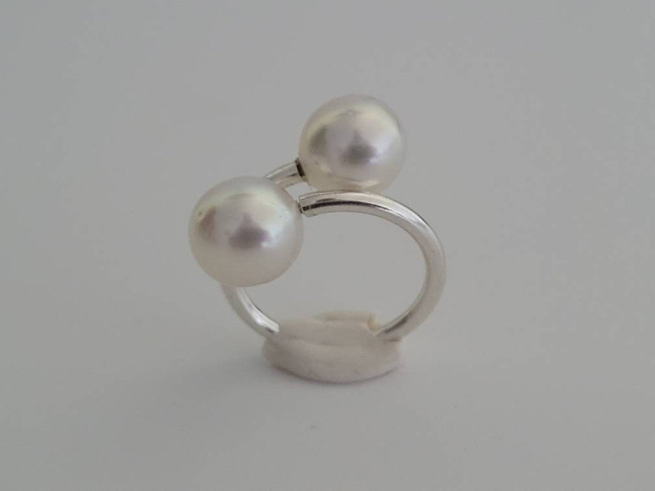 South Sea Pearl Ring, White Color, Round, 9-10 mm adjustable - Only at  The South Sea Pearl
