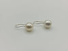 Dangle Pearl Earrings - White South Sea Pearls 9 mm Earring, White Natural Color and High Luster - French Hook Earrings - Only at  The South Sea Pearl