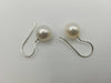 Dangle Pearl Earrings - White South Sea Pearls 9 mm Earring, White Natural Color and High Luster - French Hook Earrings - Only at  The South Sea Pearl