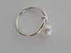 Adjustable Pearl Ring for Woman, White South Sea Pearl, Round 9 mm - Adjustable to all sizes White South Sea Pearl Ring -The South Sea Pearl