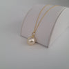 A golden South Sea Pearl 12 mm Pendant |  The South Sea Pearl |  The South Sea Pearl