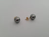 Beautiful Tahitian Pearl Earrings, Manufactured in 18K Yellow Gold & 925 mls Sterling Silver - Only at  The South Sea Pearl