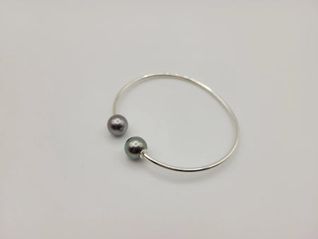 Tahiti Pearls 9-10 mm  AAA Round  Shape Bangle - Only at  The South Sea Pearl