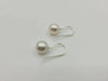 Dangle Pearl Earrings white Color 9-10 mm Earrings - Only at  The South Sea Pearl