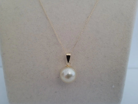 Golden South Sea Pearl 12 mm Round, Natural Golden Color - Only at  The South Sea Pearl