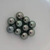Loose Tahitian Pearls of Natural Color and High Luster, Size of 9-10 mm and Round Shape -  The South Sea Pearl