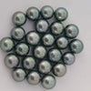 Loose Tahitian Pearls of Natural Dark Color and High Luster, size of 9-10 mm, Round Shape. -  The South Sea Pearl