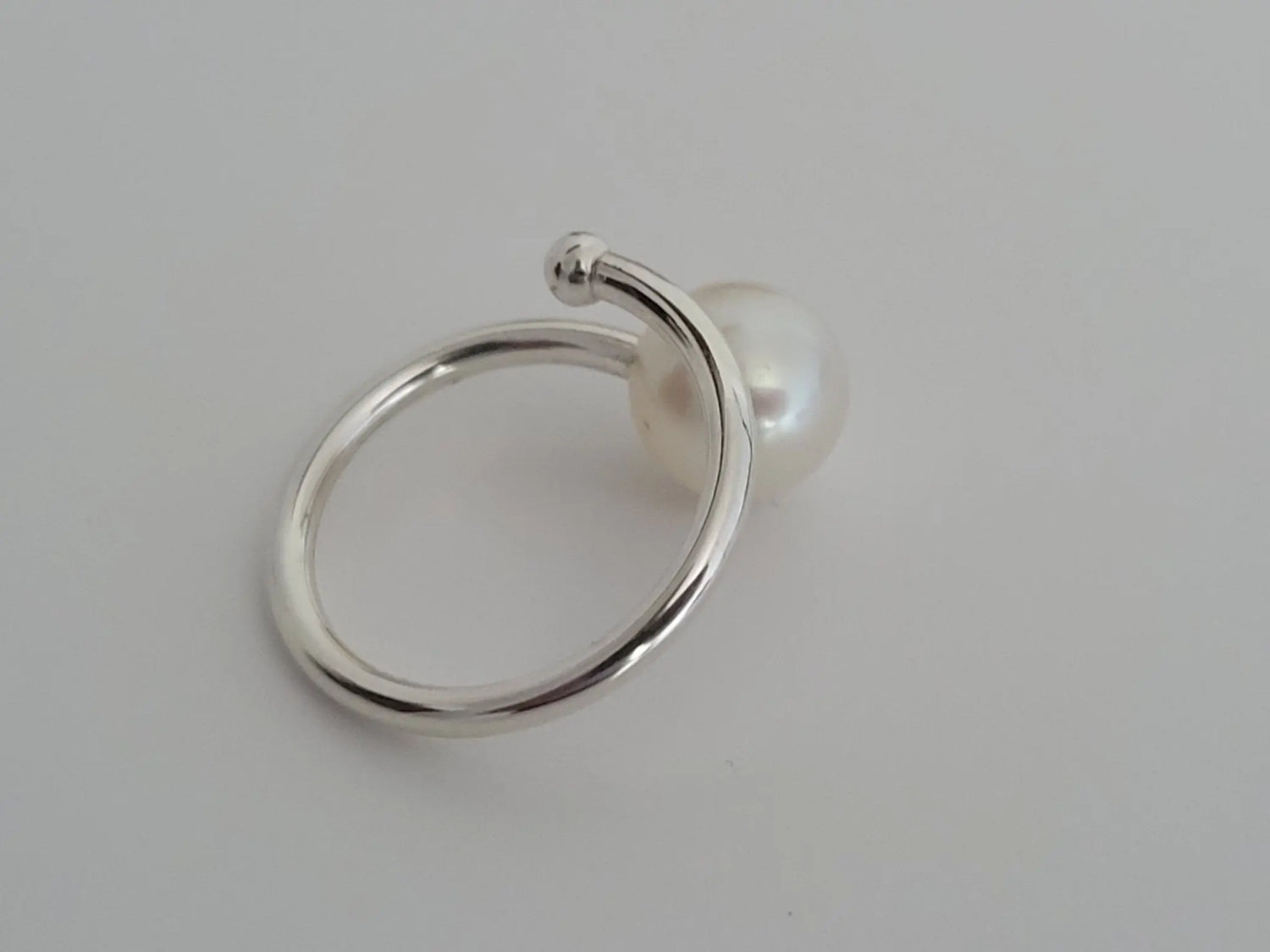 South Sea Pearl Ring 9mm Round .925 Silver – The South Sea Pearl