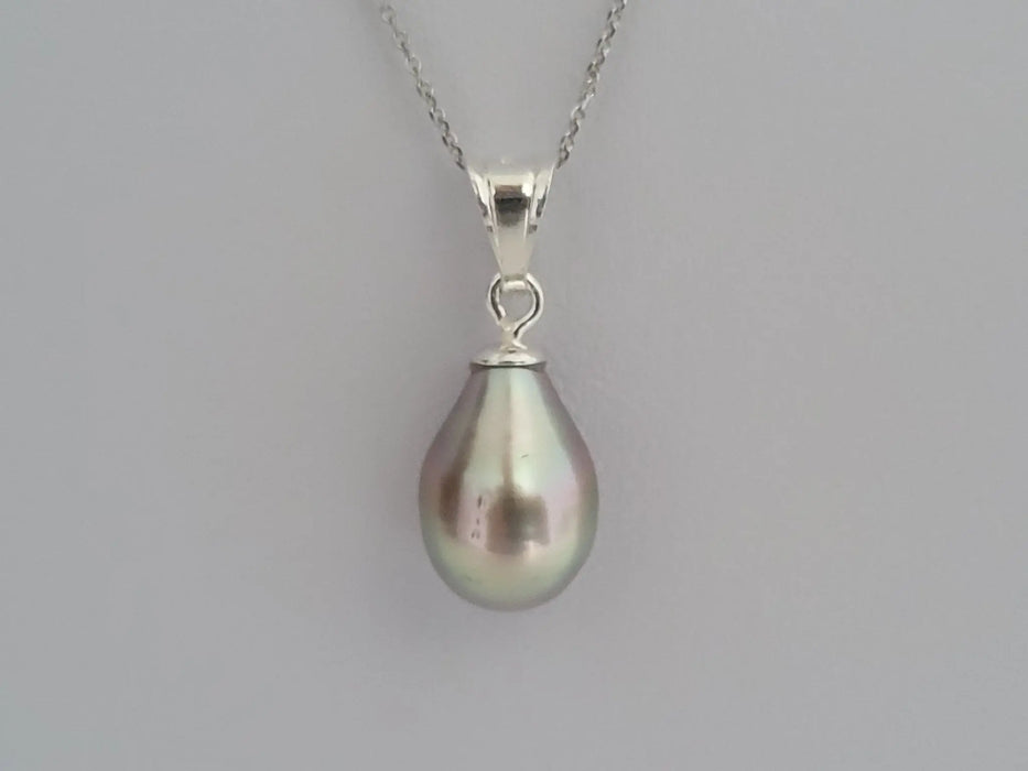 Tahiti Pearl Peacock Color AAA Long Tear-Drop - Only at  The South Sea Pearl