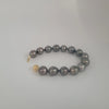 Tahiti Pearls 11-12  mm Dark Color Bracelet |  The South Sea Pearl |  The South Sea Pearl