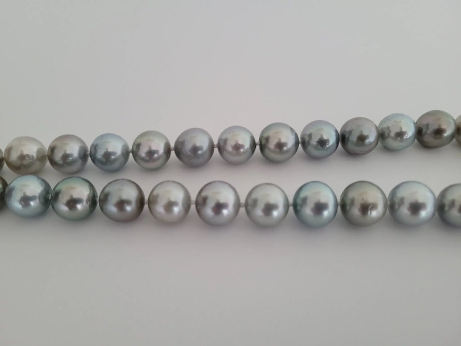 Tahiti Pearls 12-13 mm Round, Natural Color and Luster, 18 Karat Solid Gold - Only at  The South Sea Pearl