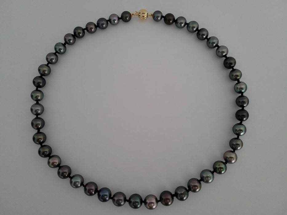 Tahiti Pearls 8-10 mm Natural Colors, 18 Karat Gold - Only at  The South Sea Pearl