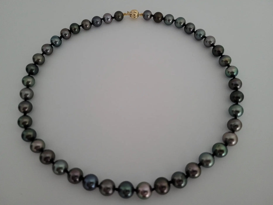 Tahiti Pearls 8-10 mm Natural Colors, 18 Karat Gold - Only at  The South Sea Pearl