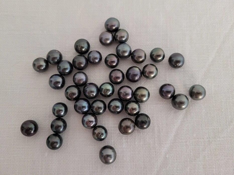 Tahiti Pearls 9 mm Natural Dark Color and High Luster, wholesale Lot - Only at  The South Sea Pearl