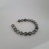 Tahiti Pearls Bracelet 9-10 mm 18 Karats Solid Gold clasp |  The South Sea Pearl |  The South Sea Pearl