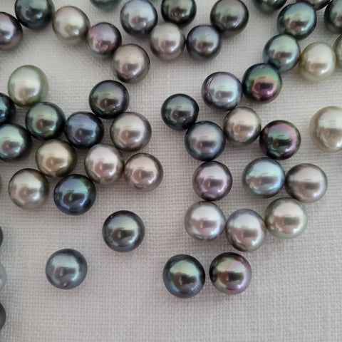 Tahiti Pearls Natural Multicolor 9 mm and High Luster - Only at  The South Sea Pearl