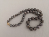 Tahitian Pearl Necklace of Natural Color and High Luster 8-12.80 mm, Round Shape |  The South Sea Pearl |  The South Sea Pearl