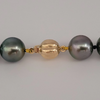 AAA Tahitian Pearls Necklace, Pearls of Natural Color and High Luster, 18 Karat Solid Gold Clasp |  The South Sea Pearl |  The South Sea Pearl