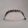 Tahitian Pearls Bracelet of Natural Color and High Luster 10-12 mm, 18 Karats Solid White Gold |  The South Sea Pearl |  The South Sea Pearl