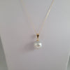White South Sea Pearl Pendant 12 mm,  18 Karats Gold |  The South Sea Pearl |  The South Sea Pearl