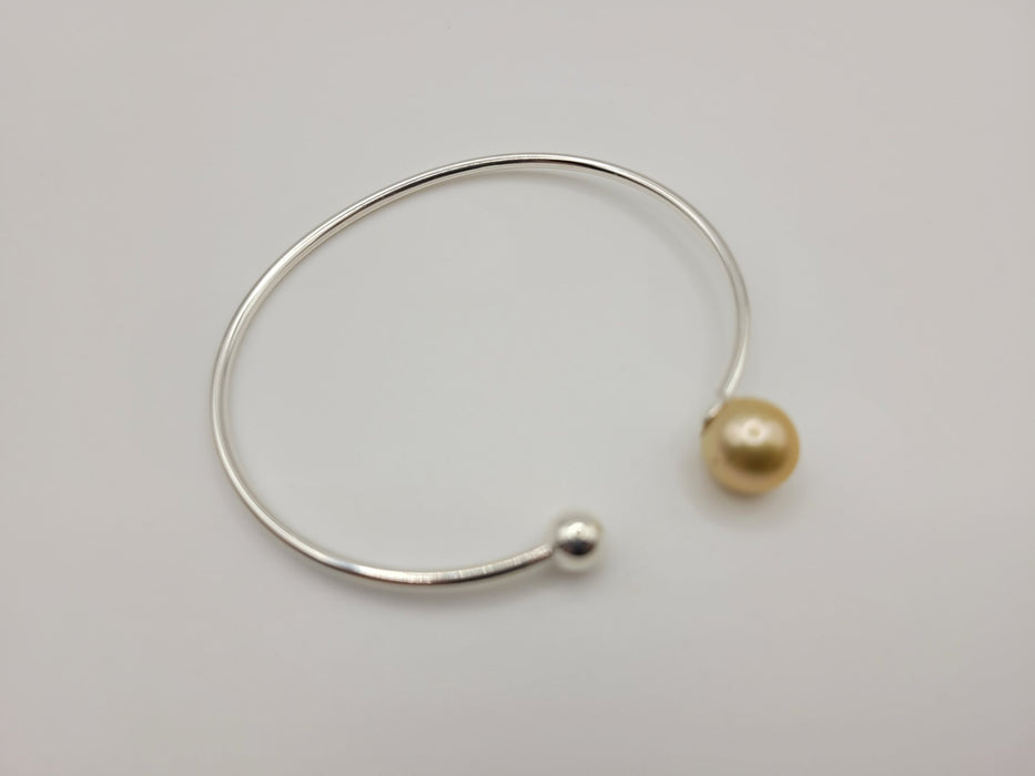 Golden South Sea Pearl Bangle - Only at  The South Sea Pearl