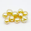 Golden South Sea Pearls 9-12 m Wholesale Lot of 10 pcs - The South Sea Pearl