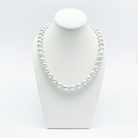 Silver Color South Sea Pearls 10-13 mm High Luster, 18 Karat Gold Clasp - Only at  The South Sea Pearl