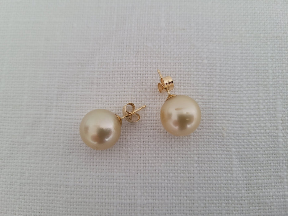 South Pearls 11 mm Gold-Champagne Natural Color, 18 Karat Gold - Only at  The South Sea Pearl