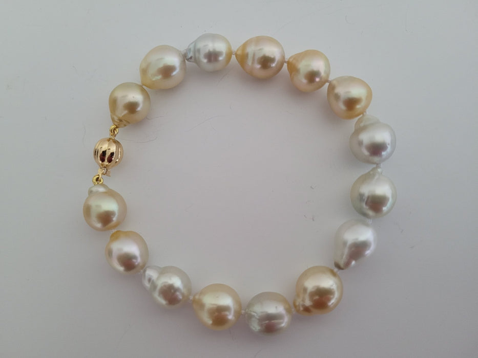 South Sea Pearl 11-12 mm Natural Color and Luster. 18 Karat Gold Clasp - Only at  The South Sea Pearl