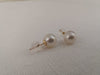 South Sea Pearl Earrings 9 mm Round, 14 Karats Gold - Only at  The South Sea Pearl