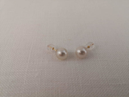 South Sea Pearl Earrings 9 mm Round, 14 Karats Gold - Only at  The South Sea Pearl