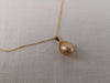 South Sea Pearl Pendant, Deep Golden Color, 12 x 14 mm, 18 Karats Gold - Only at  The South Sea Pearl