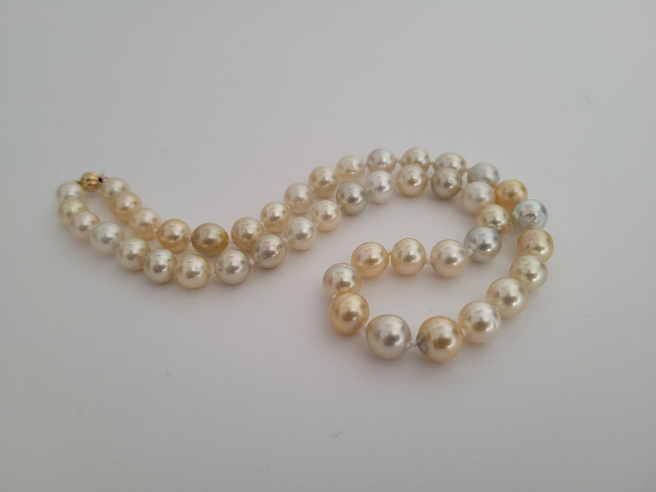 South Sea Pearls 8-9 mm Natural Color and High Luster - Only at  The South Sea Pearl