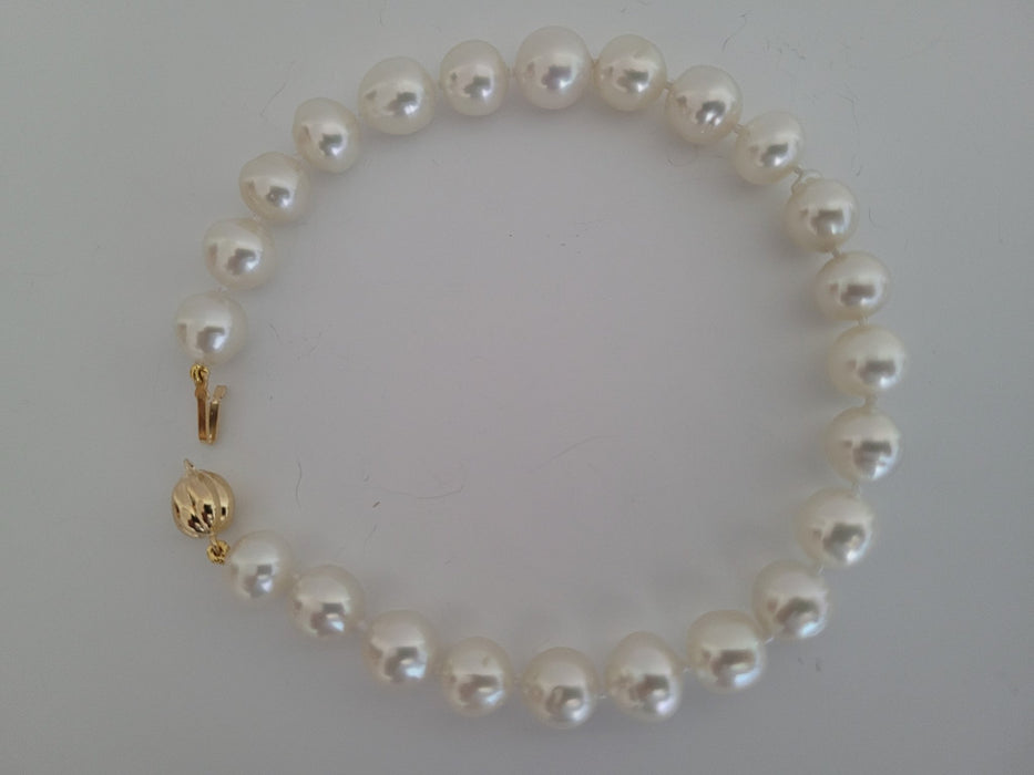 South Sea Pearls 9-10 mm White Natural Color, High Luster, 18 Karat Gold - Only at  The South Sea Pearl