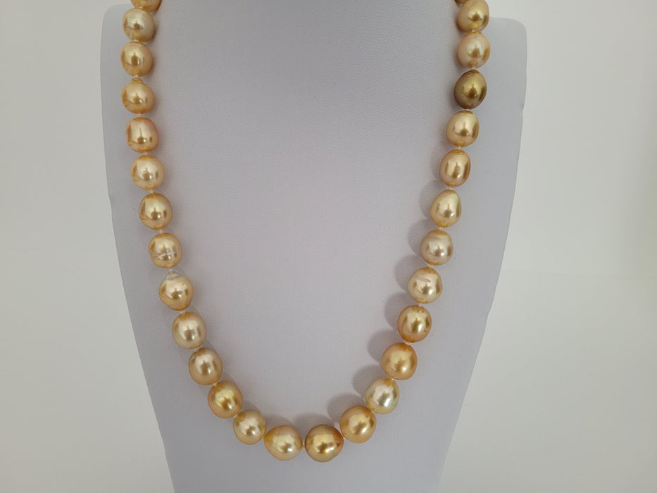 South Sea Pearls 9-12 mm Deep Golden Color 18 Karat Gold - Only at  The South Sea Pearl