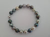 Tahiti Pearls 9-10 mm Natural Multicolor, 18 Karat White Solid Gold - Only at  The South Sea Pearl