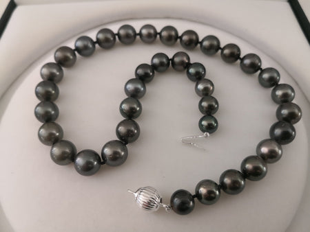 Tahiti Pearls 9-12 mm round shape necklace - Only at  The South Sea Pearl
