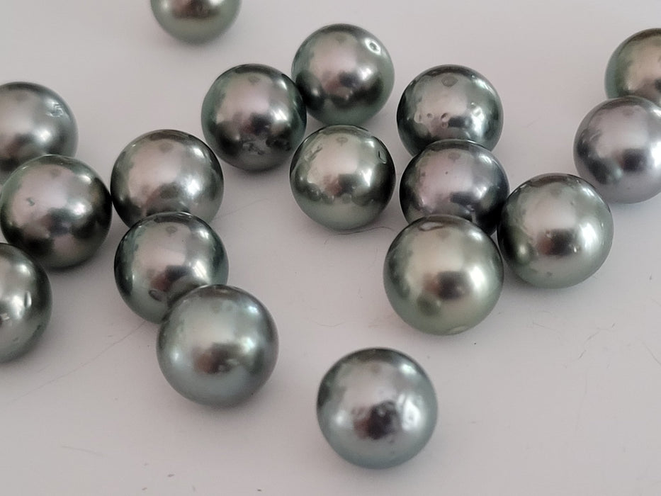 Tahiti Pearls 9 mm Round AAA, High Luster, Wholesale Lot 20 pcs - Only at  The South Sea Pearl