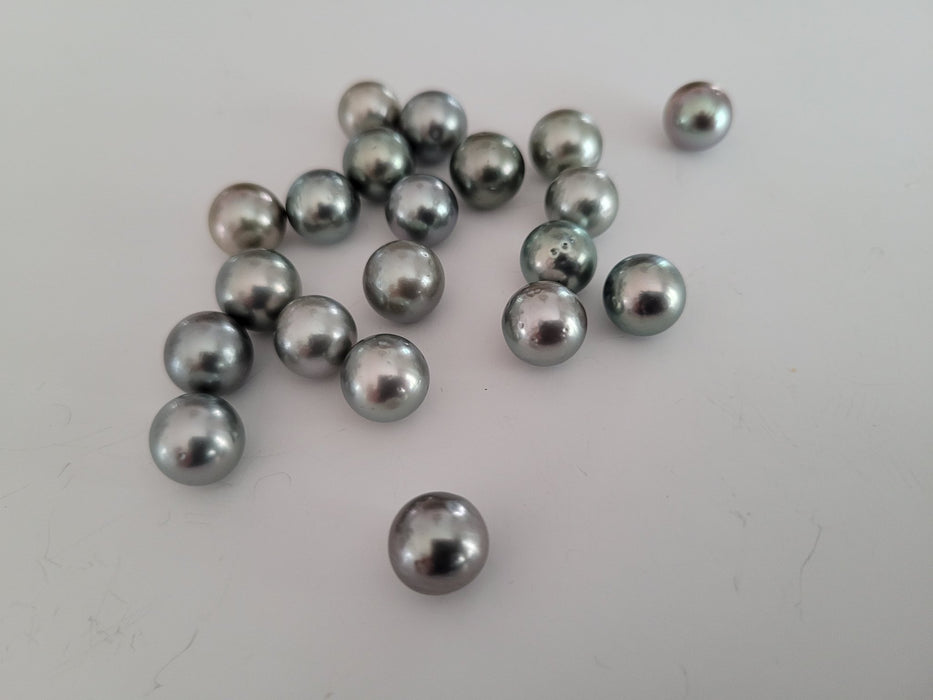 Tahiti Pearls 9 mm Round AAA, High Luster, Wholesale Lot 20 Pieces - Only at  The South Sea Pearl