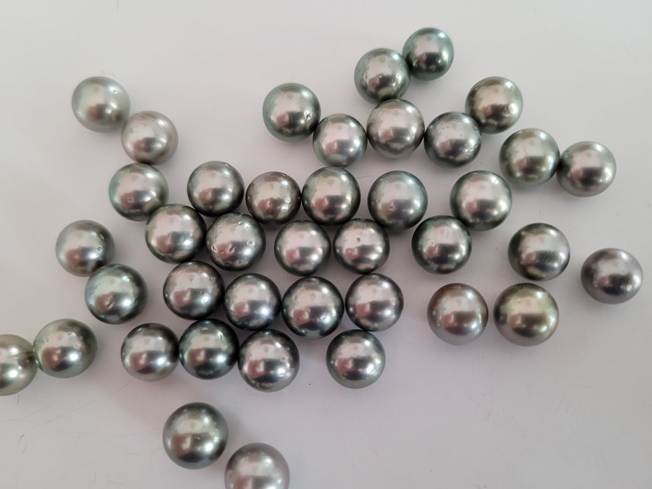 Tahiti Pearls 9 mm Round AAA, High Luster, Wholesale Lot of 40 pcs - Only at  The South Sea Pearl