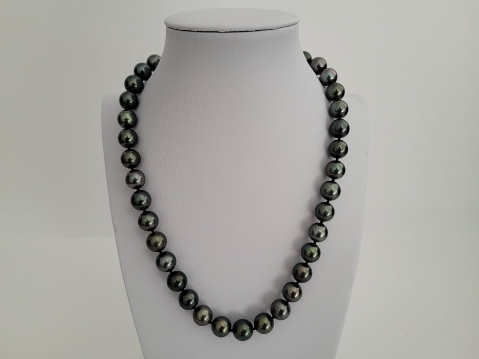 Tahiti Pearls Necklace 10-11 mm Round - Only at  The South Sea Pearl