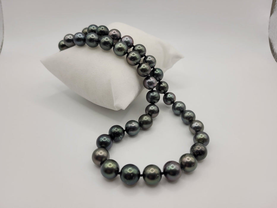 Tahiti Pearls Necklace 10-11 mm Round - Only at  The South Sea Pearl