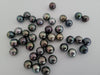 Wholesale Lot Tahiti Pearls 10 mm Natural Multicolor 39 pieces - Only at  The South Sea Pearl